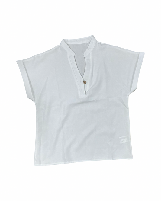 Top Ss By Clothes Mentor In White, Size:M
