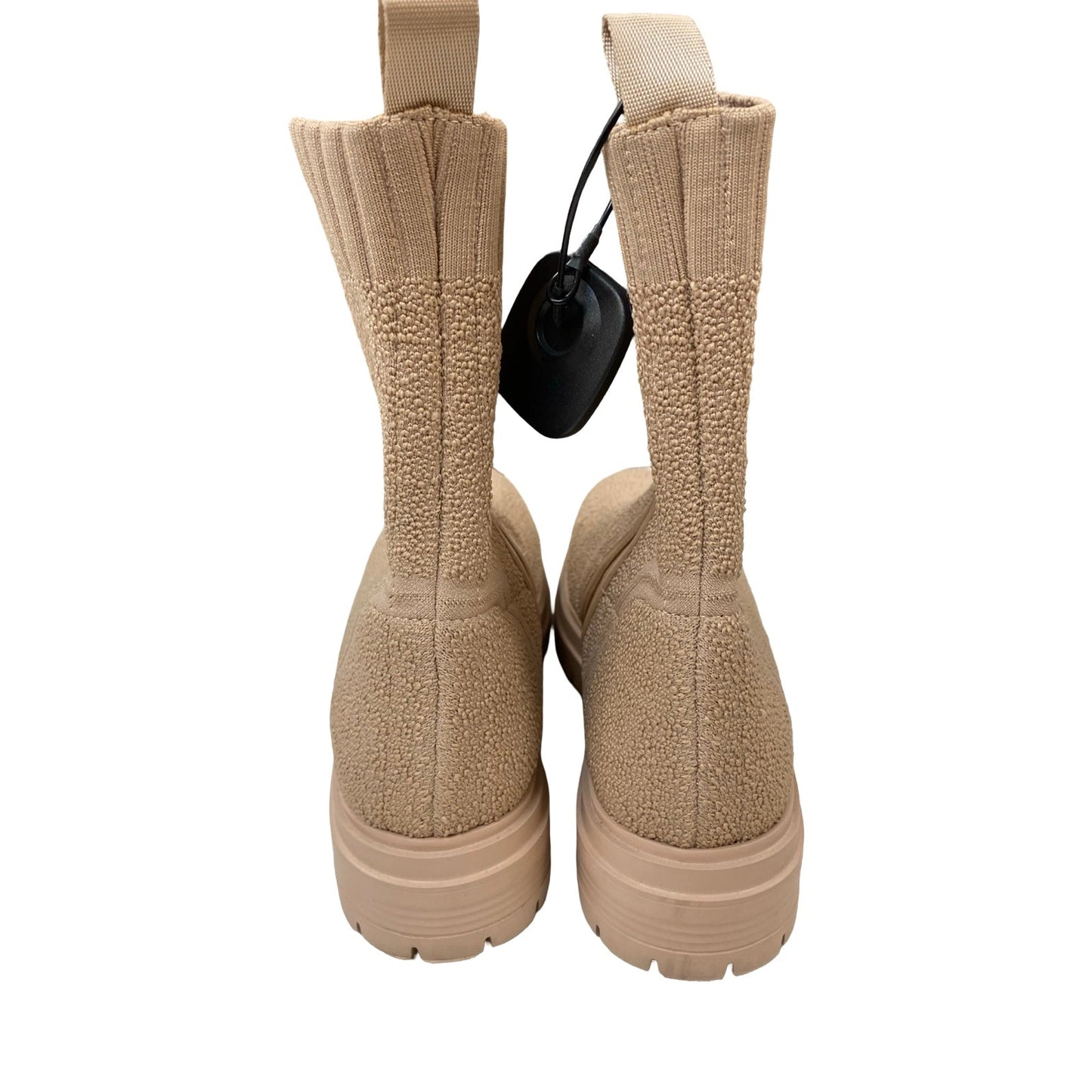 Boots Ankle Flats By Vaneli In Beige, Size:8
