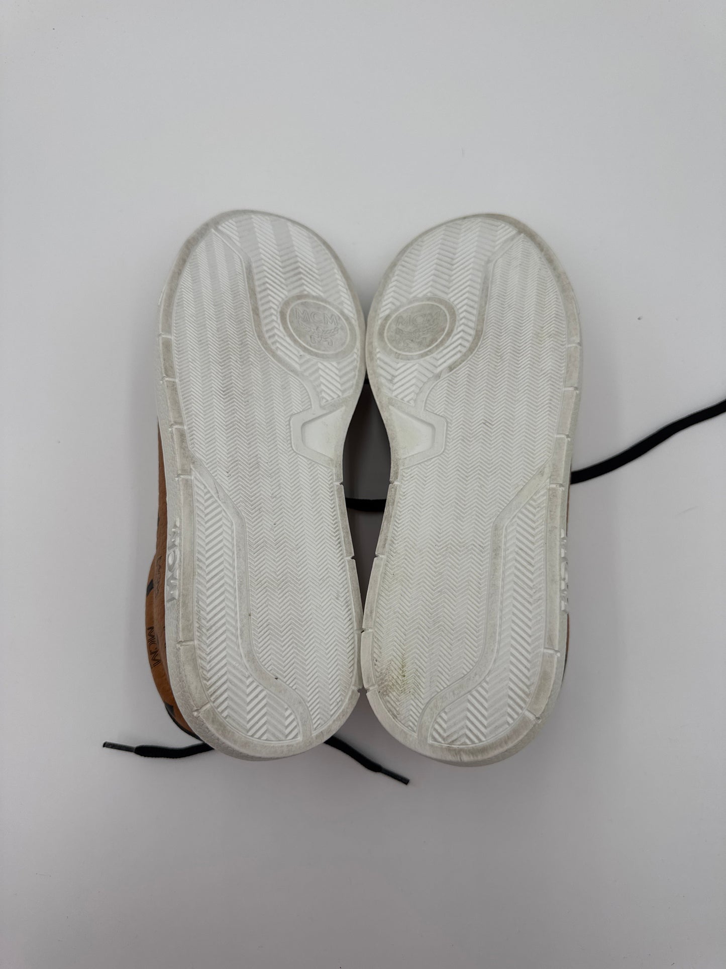 Shoes Luxury Designer By Mcm In Brown, Size:9.5