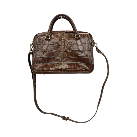 Handbag Designer By Brahmin In Brown, Size:Medium