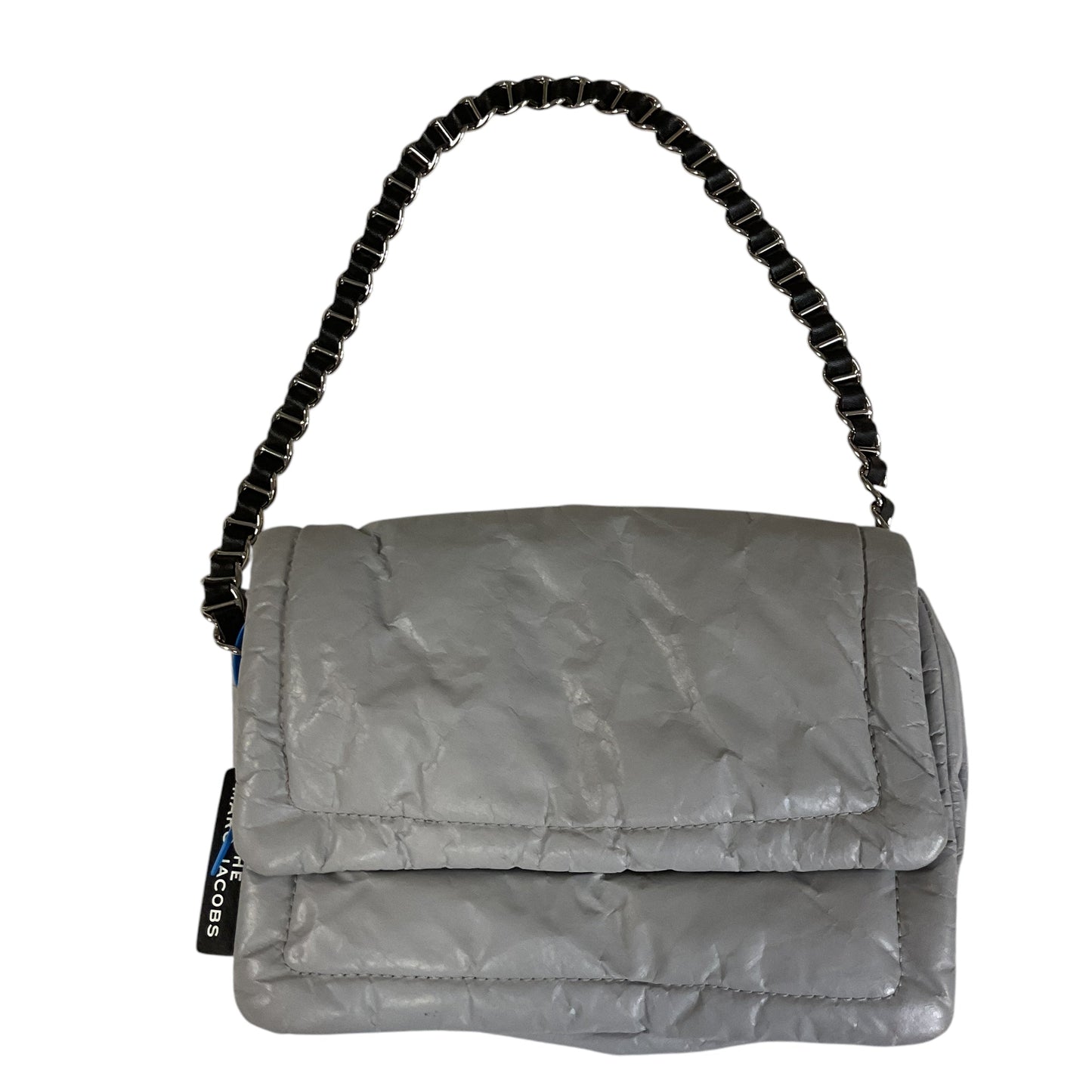 Handbag Luxury Designer By Marc Jacobs In Silver, Size:Small