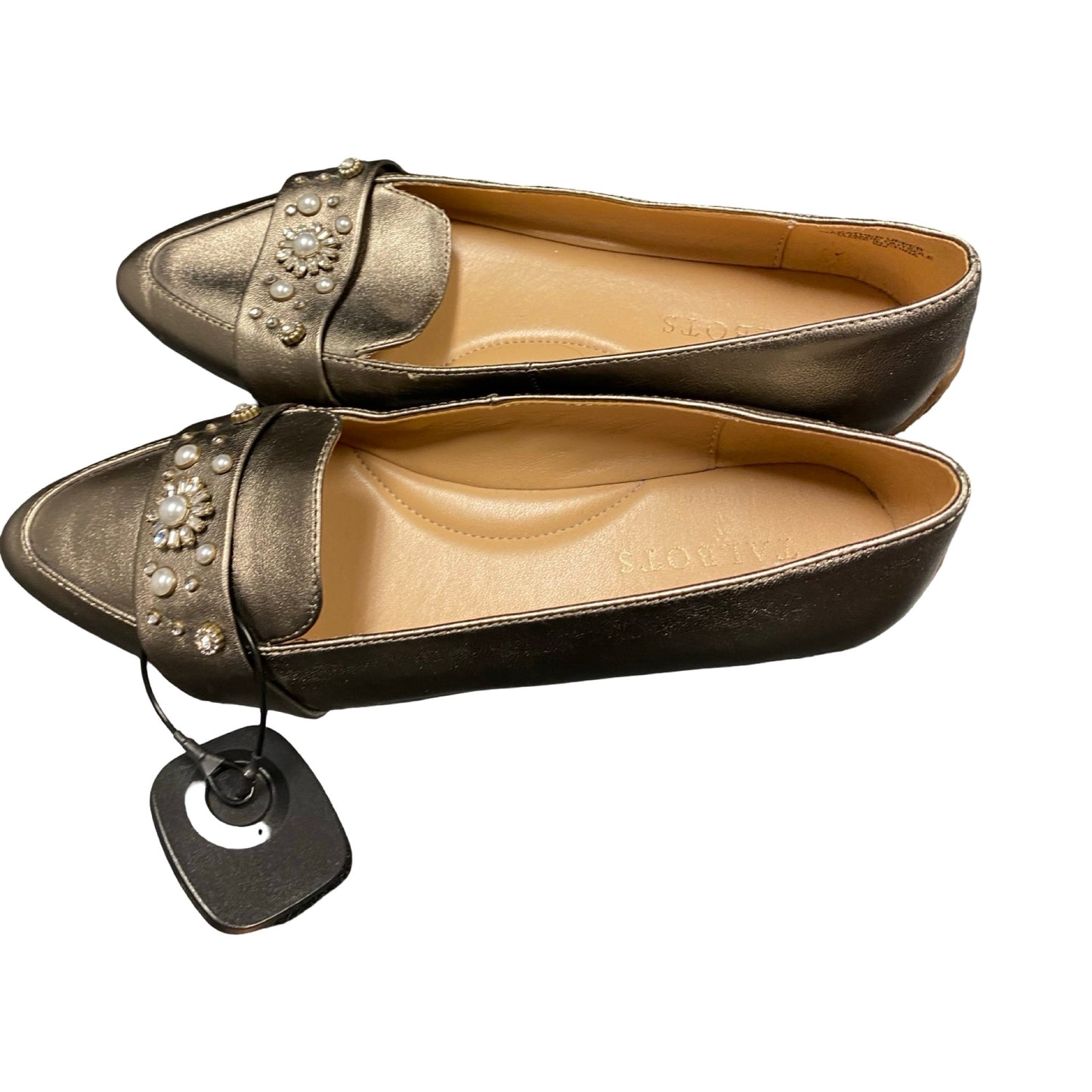 Shoes Flats By Talbots In Gold, Size:6