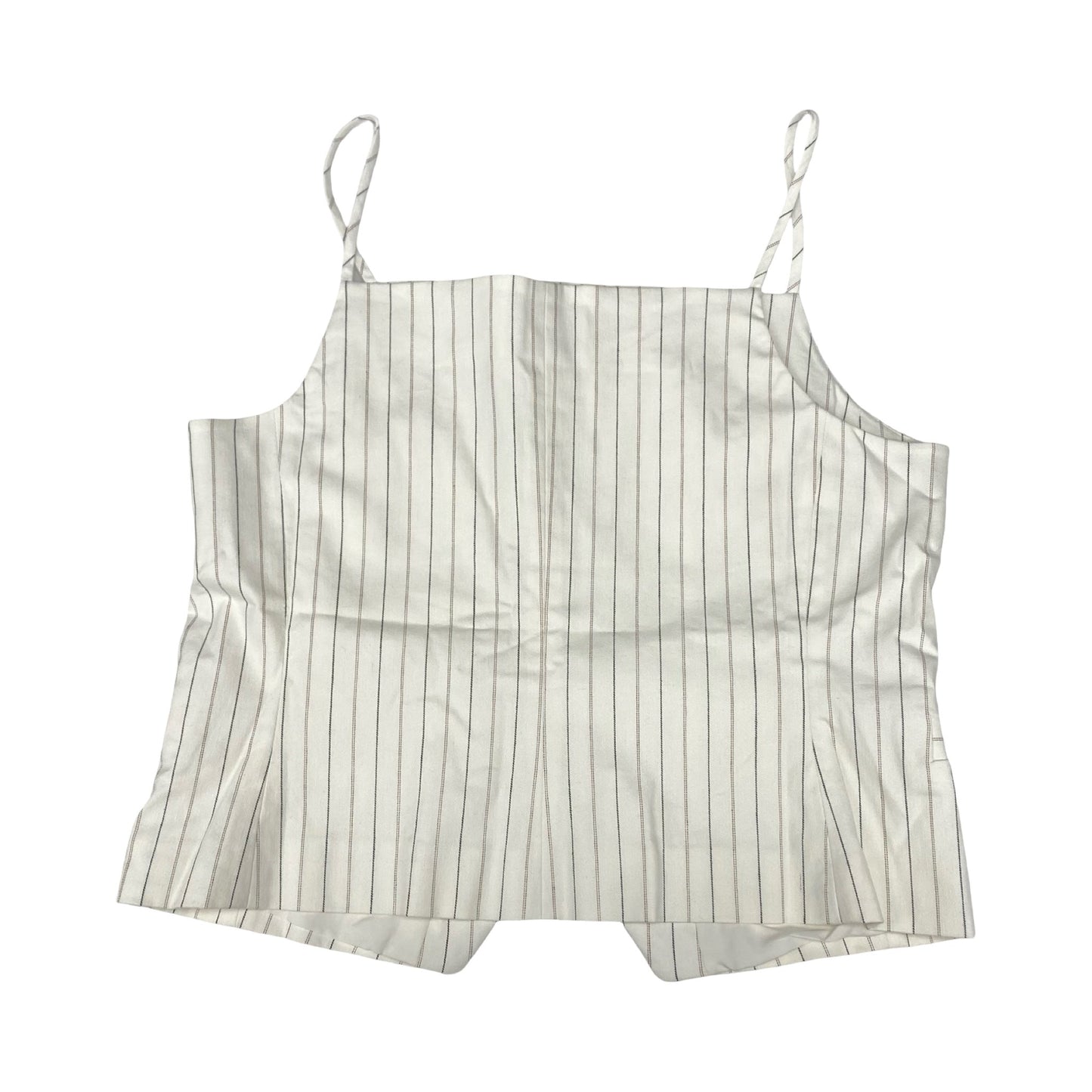 Top Sleeveless By Loft In Striped Pattern, Size:S