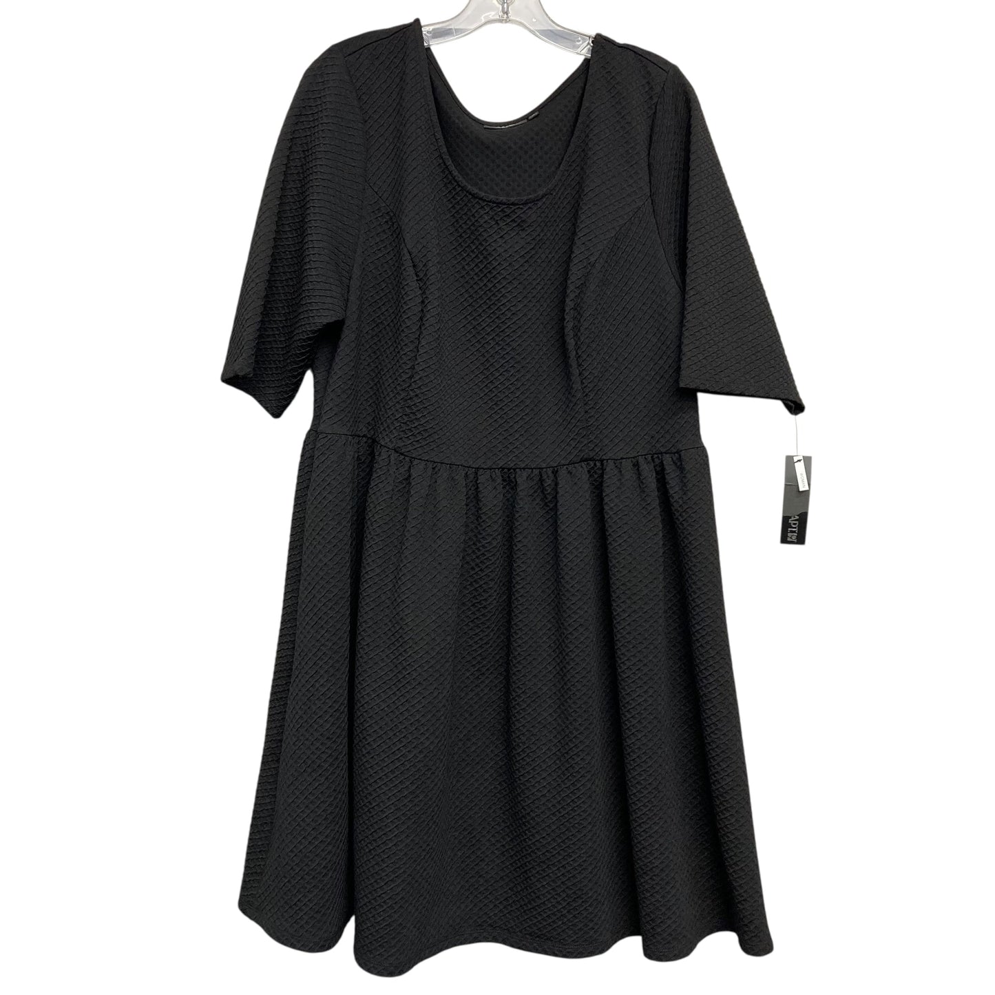 Dress Casual Short By Apt 9 In Black, Size:1X
