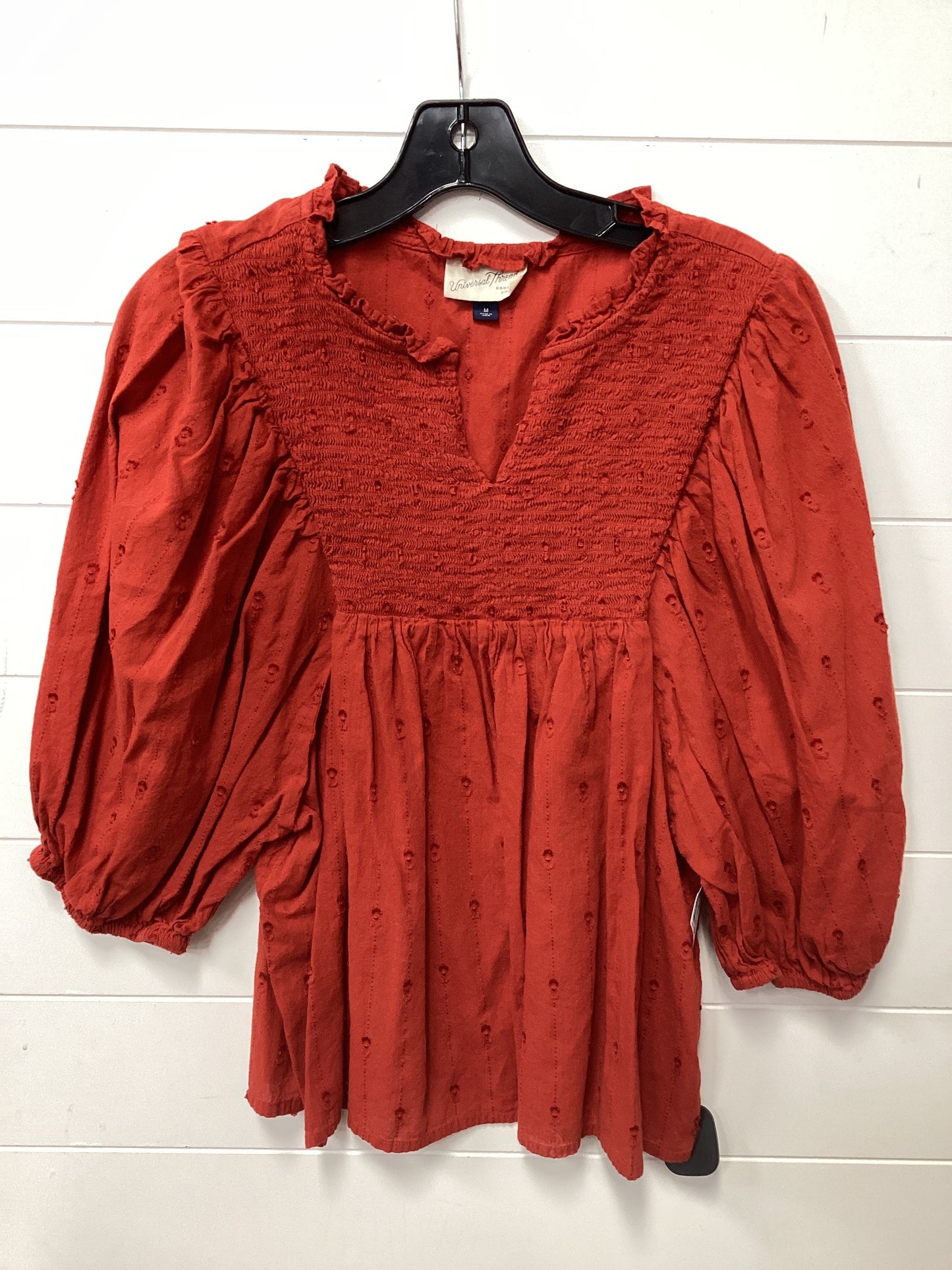 Top Ss By Universal Thread In Orange, Size:M