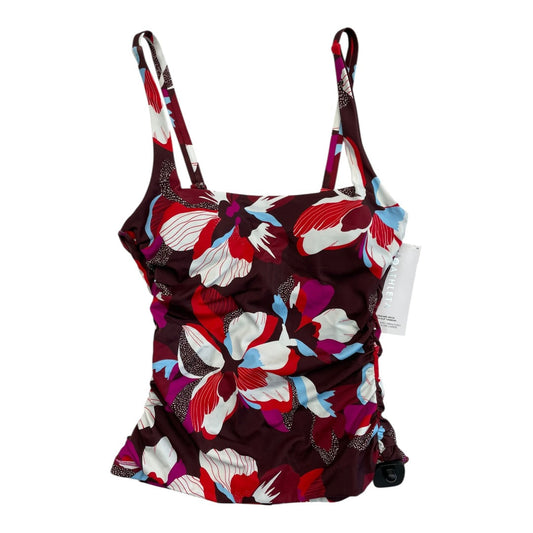 Swimsuit Top By Athleta In Floral Print, Size:M