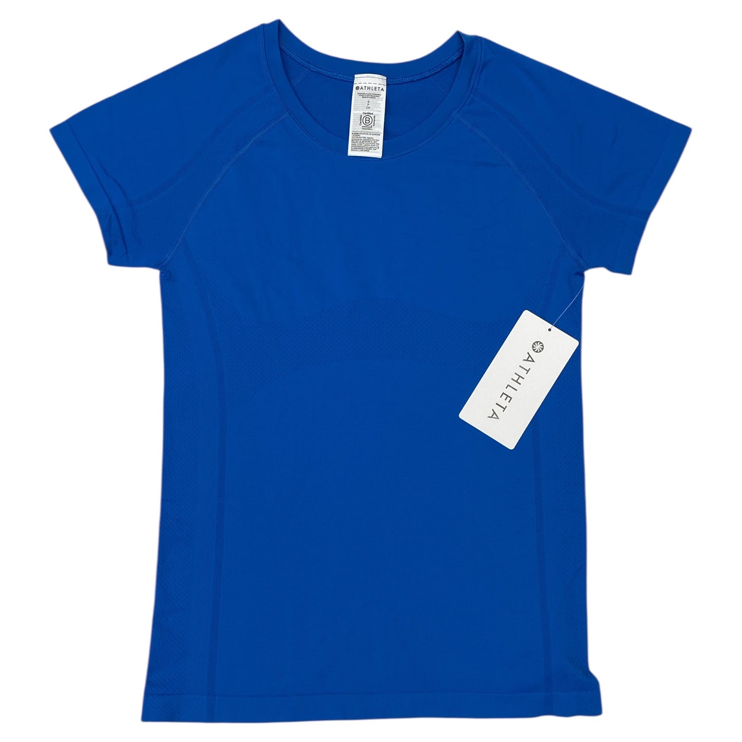 Athletic Top Ss By Athleta In Blue, Size:S