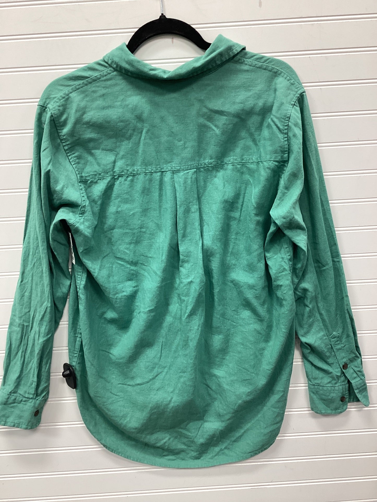 Blouse Ls By Universal Thread In Green, Size:L
