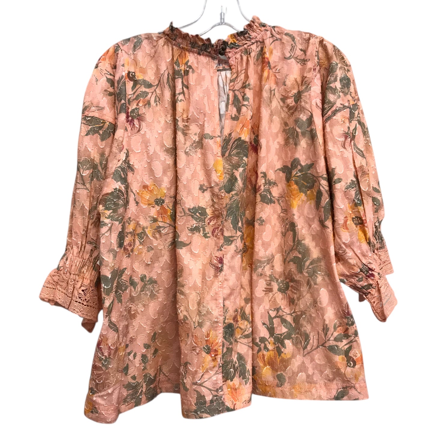 Top Ls By Pilcro In Floral Print, Size:L