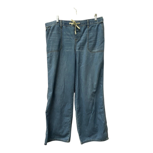 Jeans Wide Leg By Torrid In Blue, Size:16