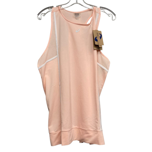 Athletic Tank Top By Asics In Peach, Size:Xl