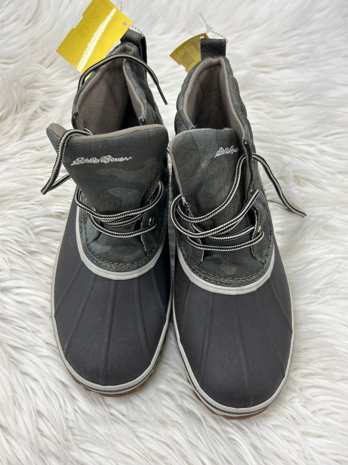Boots Rain By Eddie Bauer In Grey, Size:9