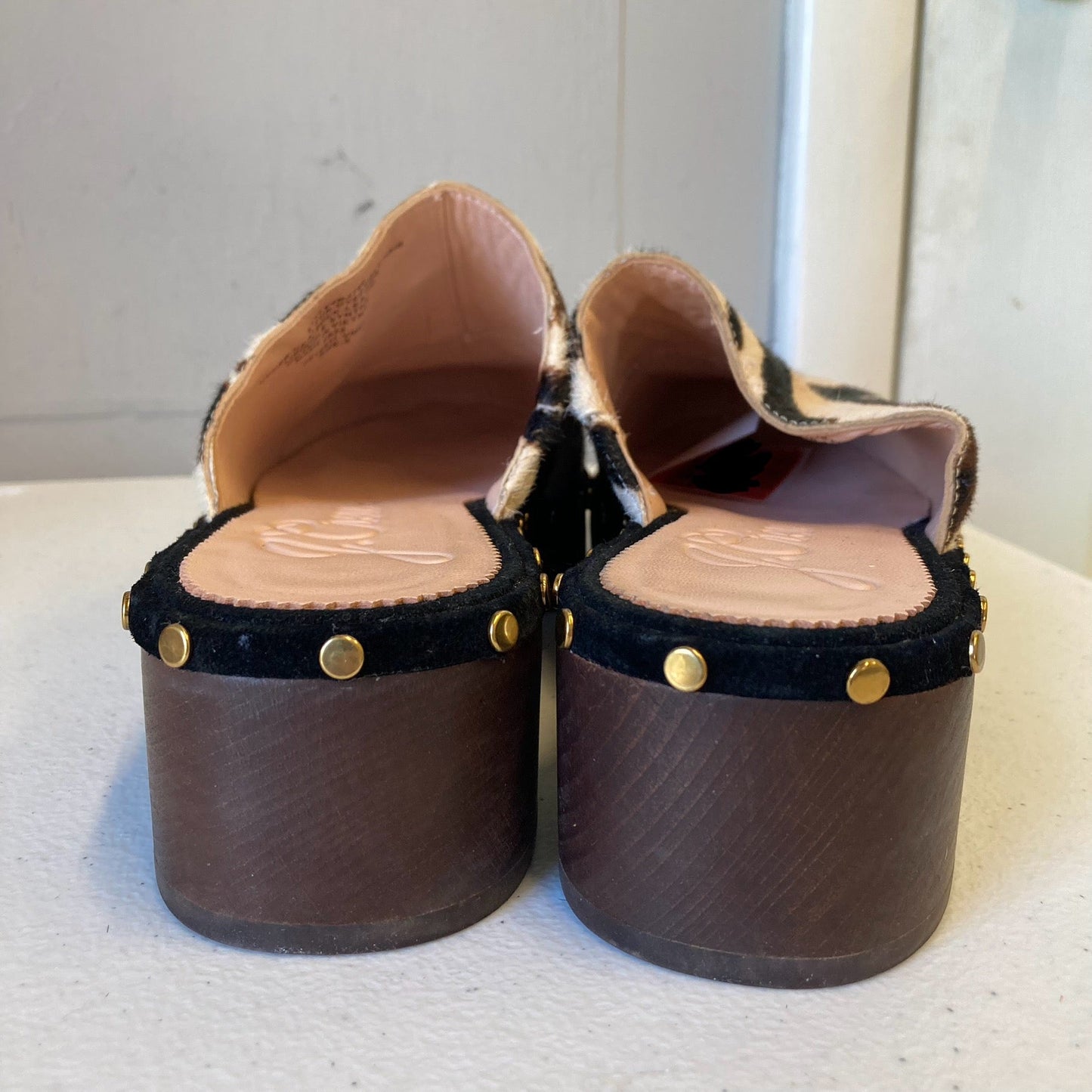 Shoes Heels Block By J. Crew In Animal Print, Size:8