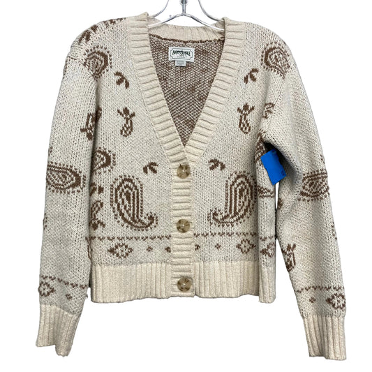 Sweater Cardigan By American Eagle In Cream, Size:Xs