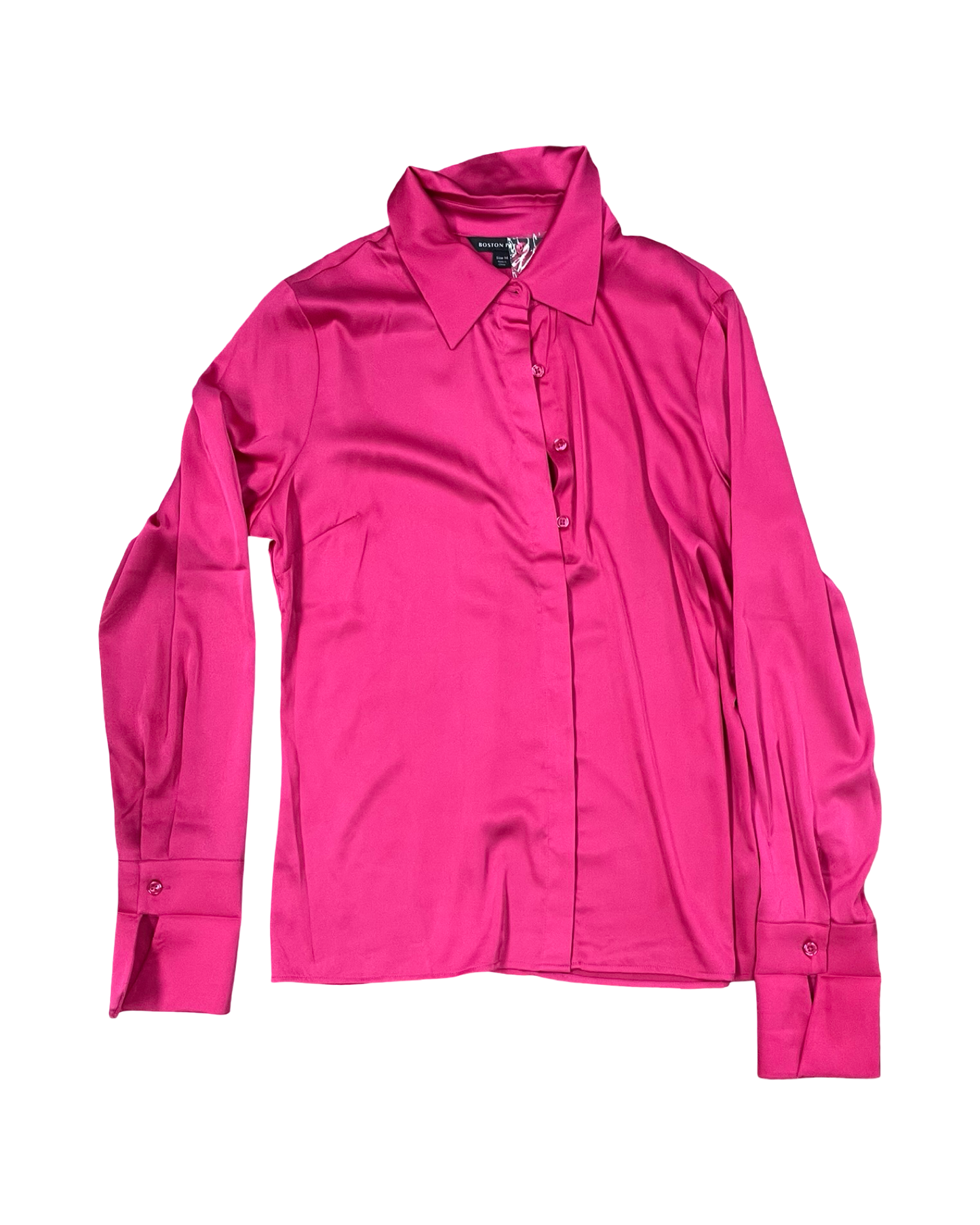 Top Ls By Boston Proper In Pink, Size:14