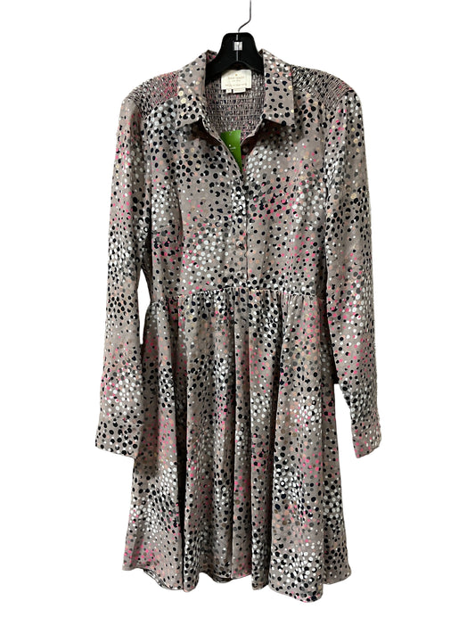 Dress Designer By Kate Spade In Grey & Pink, Size:8