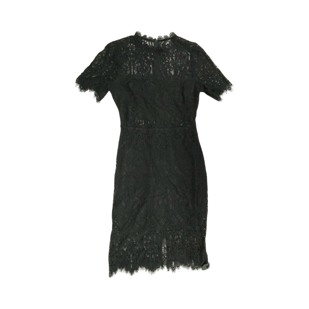 Dress Party Midi By Lulus In Black, Size:S