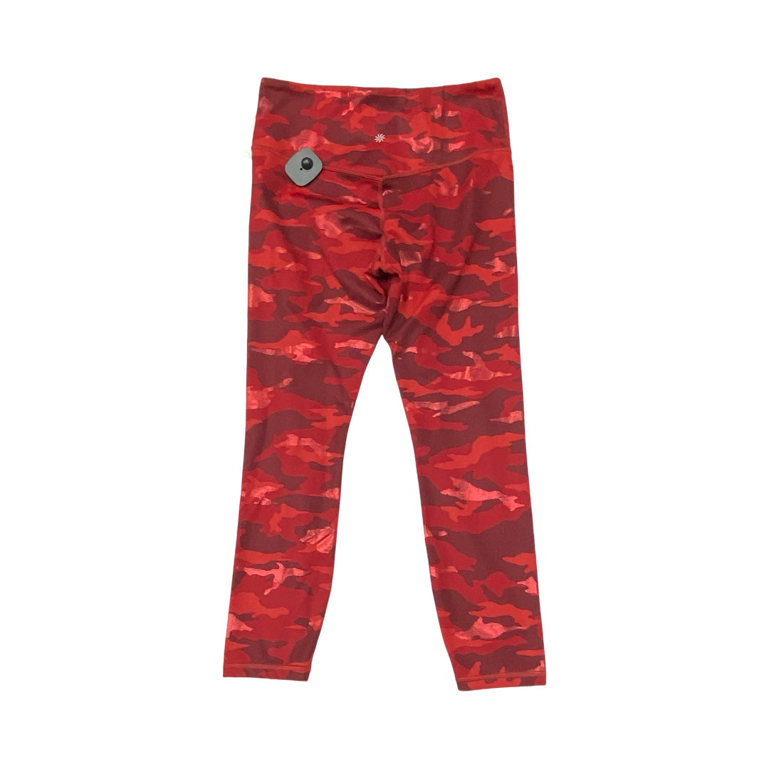 Athletic Leggings By Athleta In Camouflage Print, Size:M