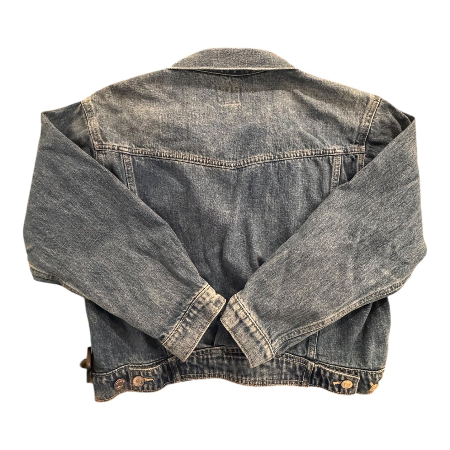 Jacket Denim By Gap In Blue Denim, Size:L