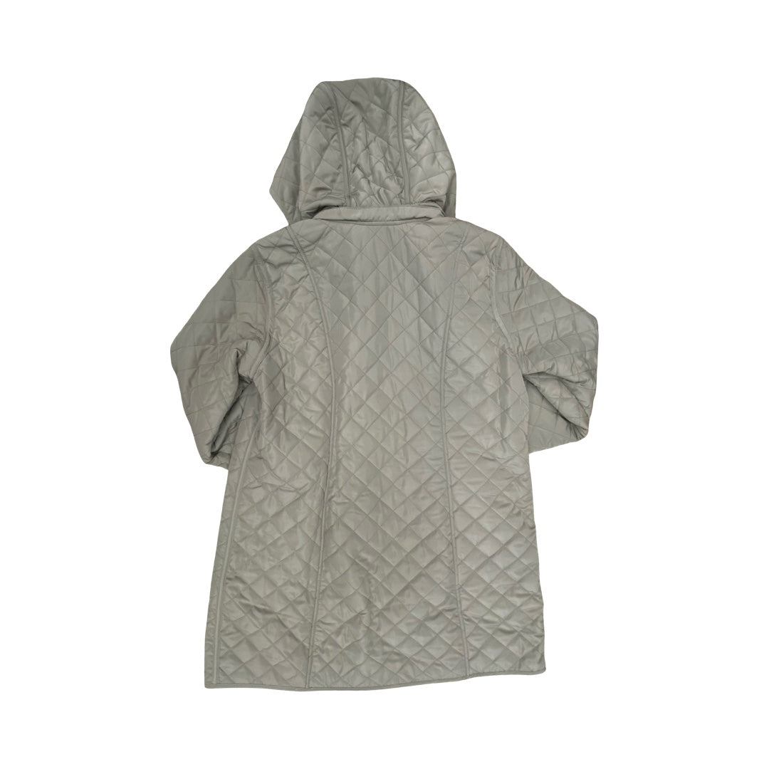 Coat Puffer & Quilted By Gallery In Brown, Size:Mp