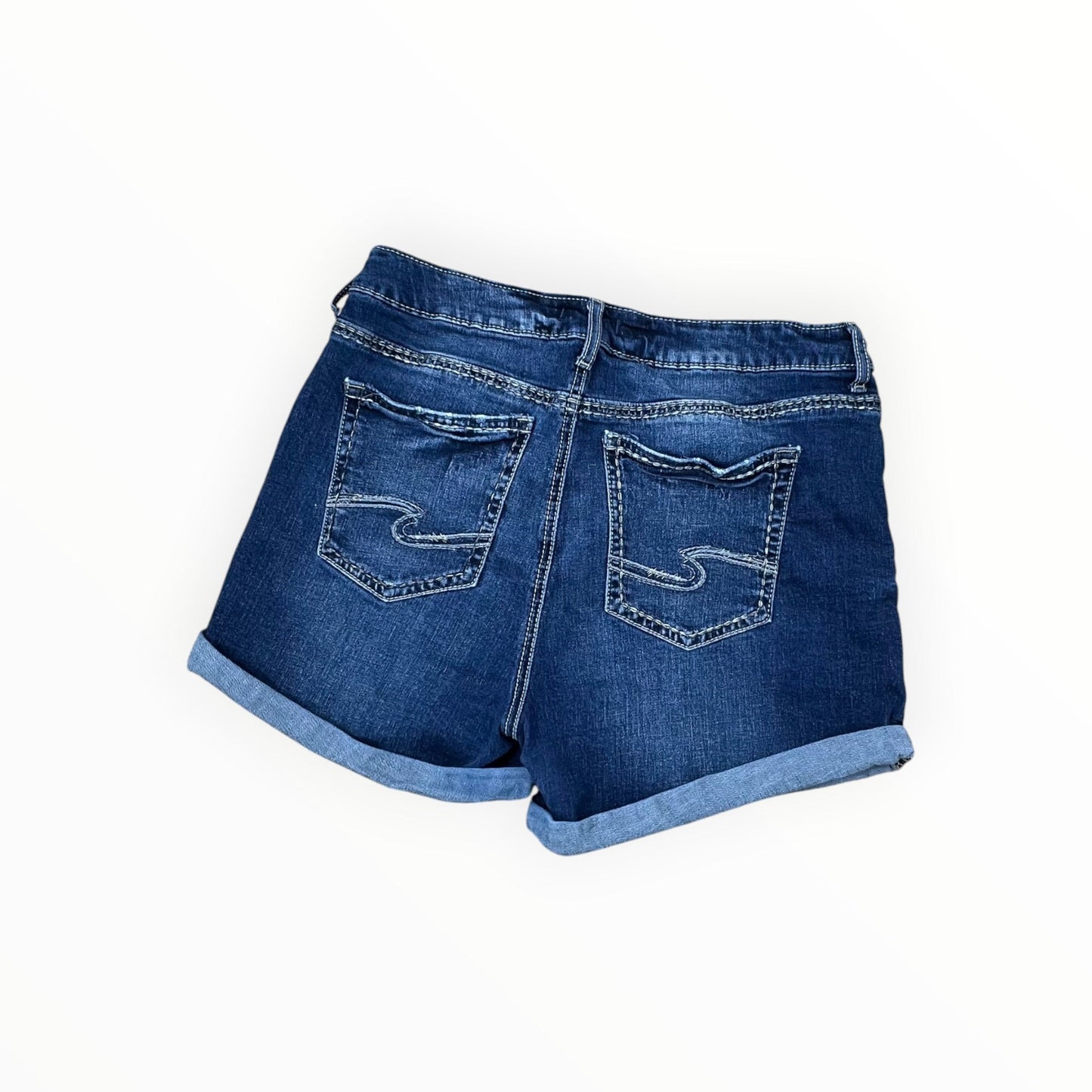 Shorts By Silver In Blue Denim, Size:12