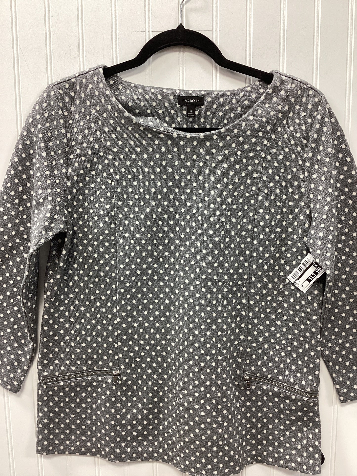 Top Ls By Talbots In Grey, Size:M