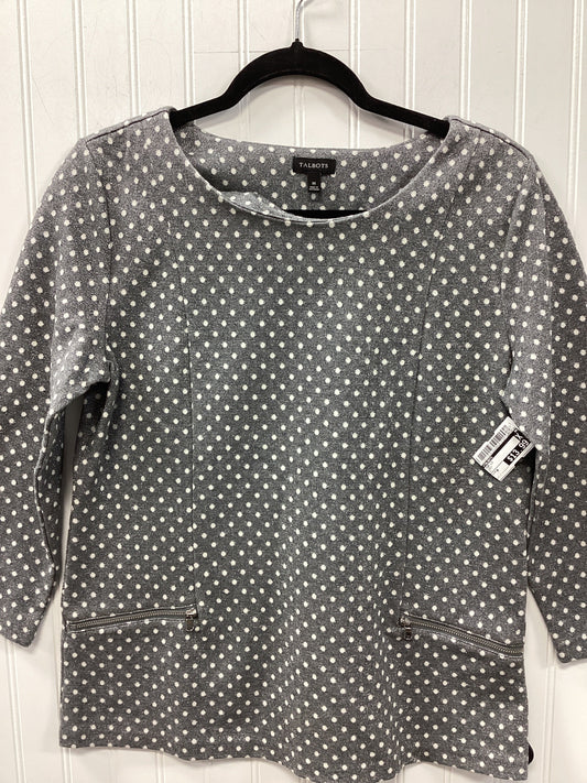 Top Ls By Talbots In Grey, Size:M