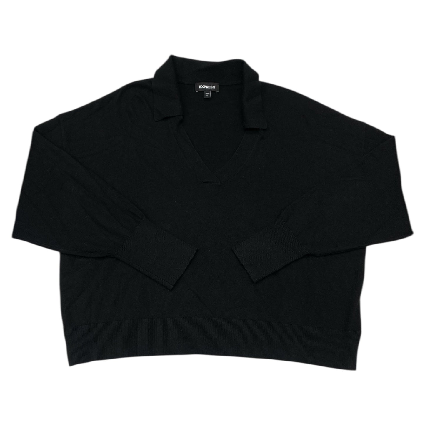 Sweater By Express In Black, Size:Xl