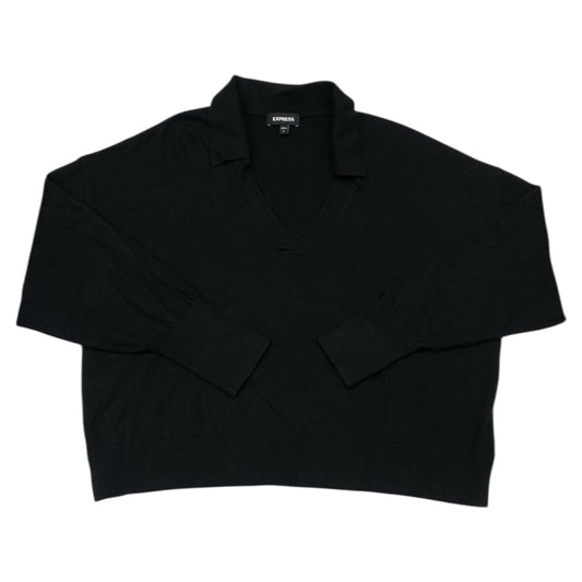 Sweater By Express In Black, Size:Xl