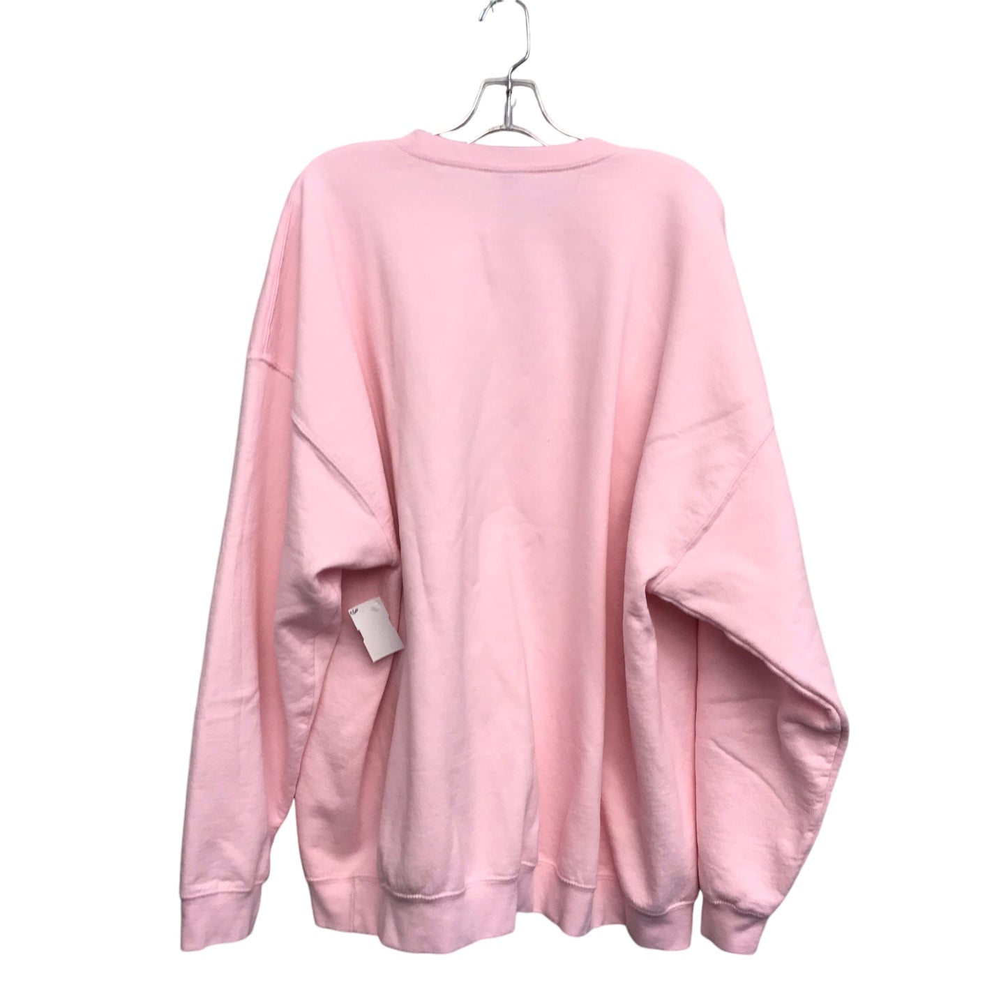 Athletic Sweatshirt Crewneck By Gildan In Pink, Size:3X