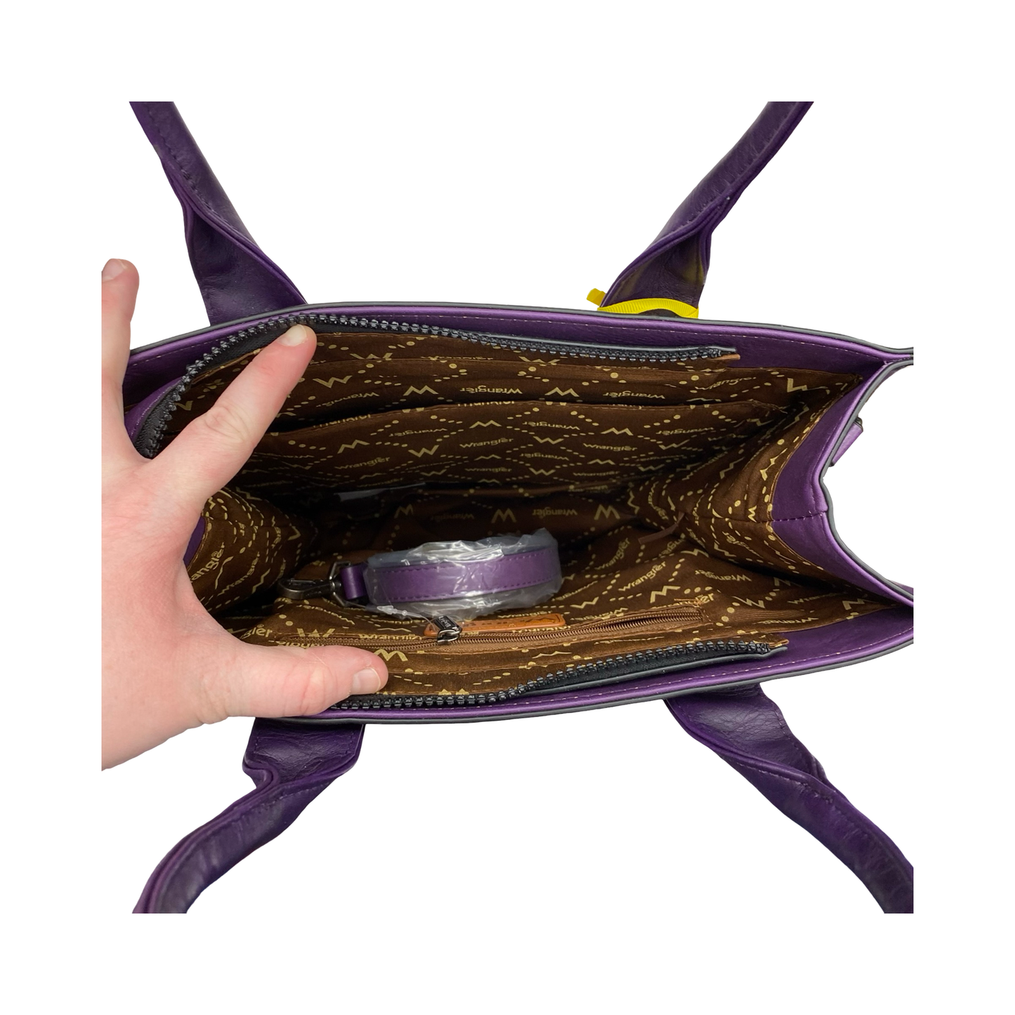 Handbag By Wrangler In Purple, Size:Medium