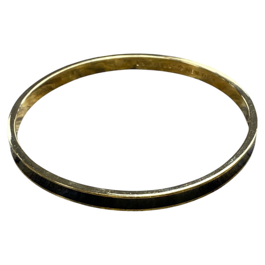 Bracelet Designer By Kate Spade In Black & Gold