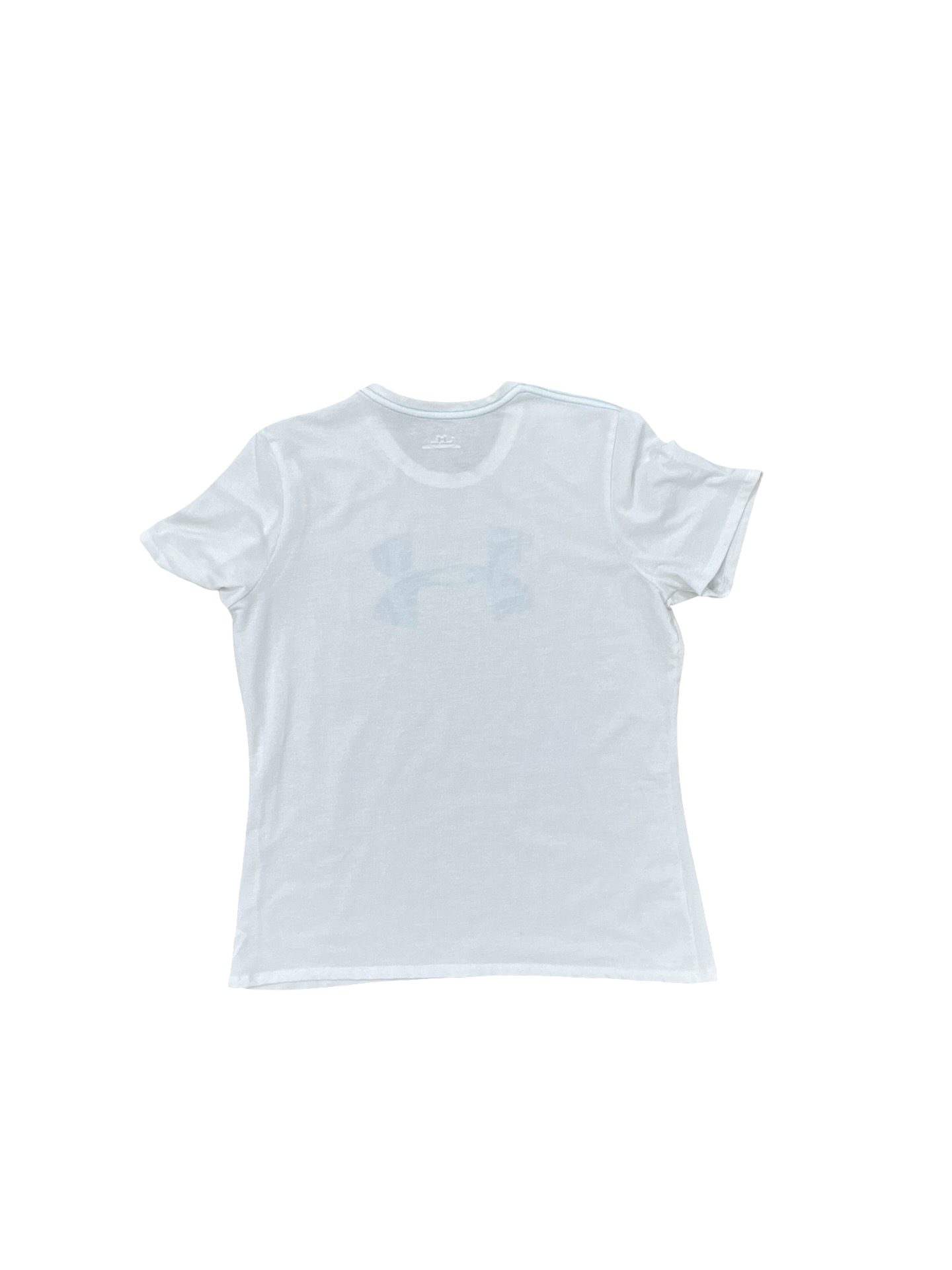 Athletic Top Ss By Under Armour In White, Size:L