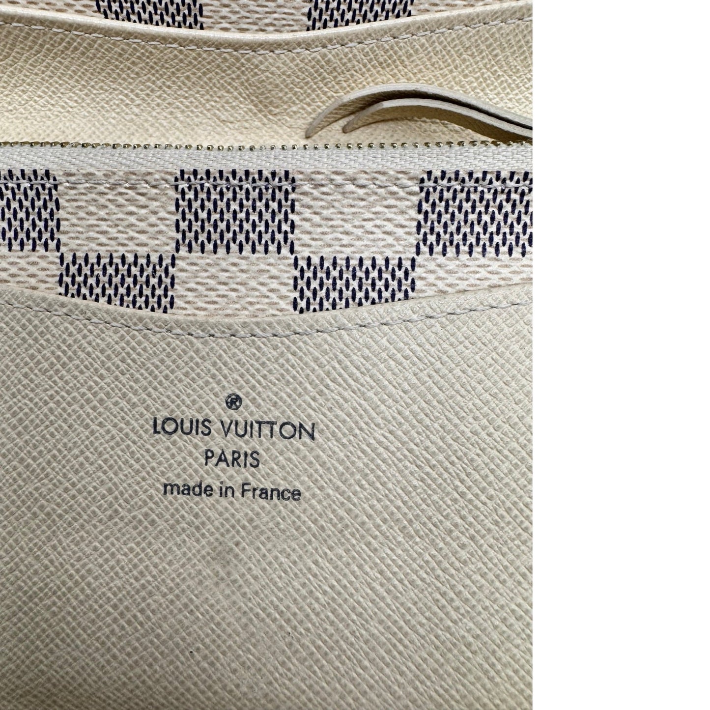 Wallet Luxury Designer By Louis Vuitton In Checkered Pattern, Size:Large