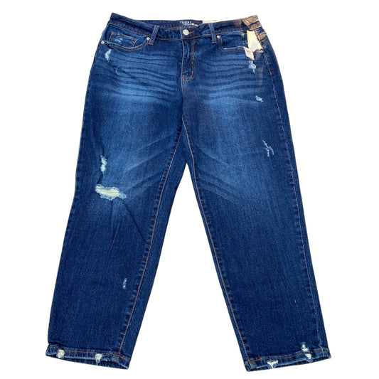 Jeans Skinny By Time And Tru In Blue, Size:14