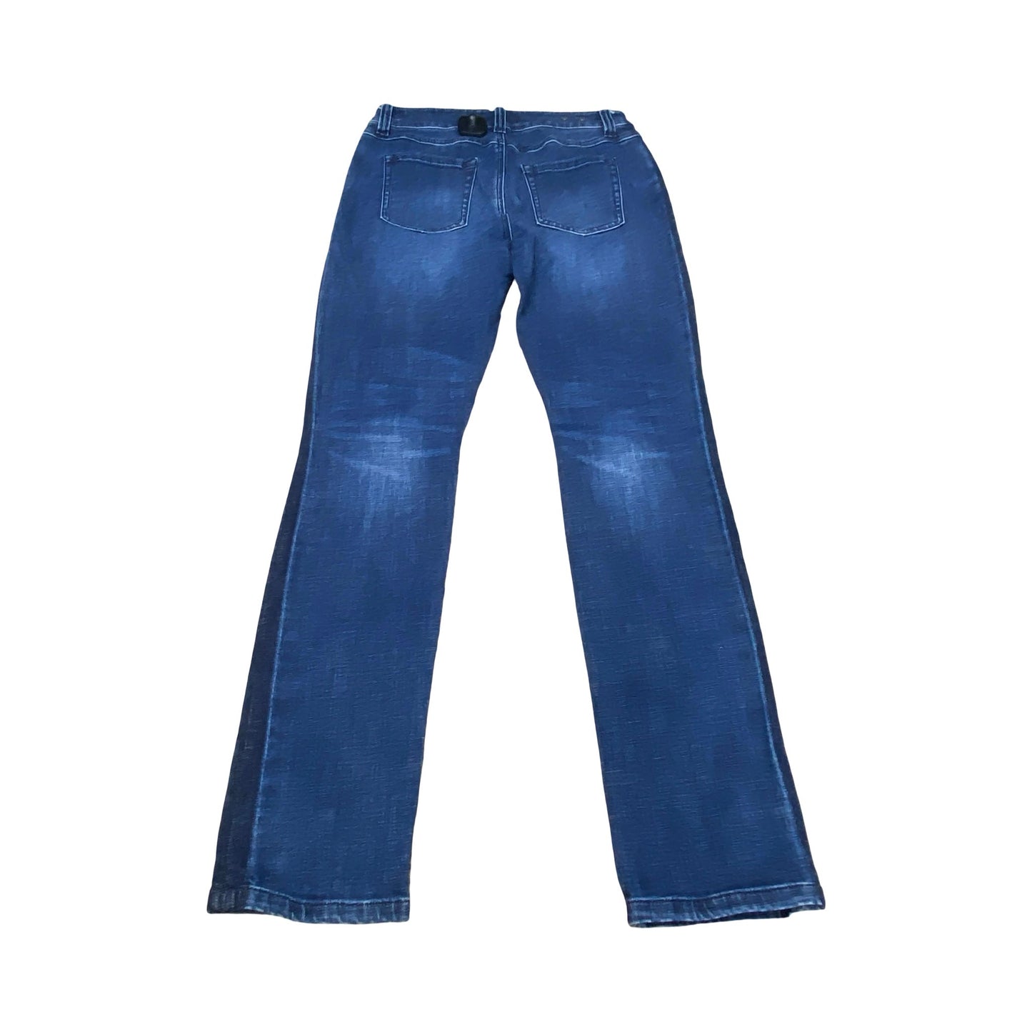 Jeans Straight By Cabi In Blue Denim, Size:4