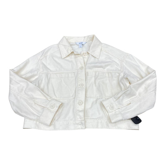 Jacket Denim By Old Navy In Cream, Size:L