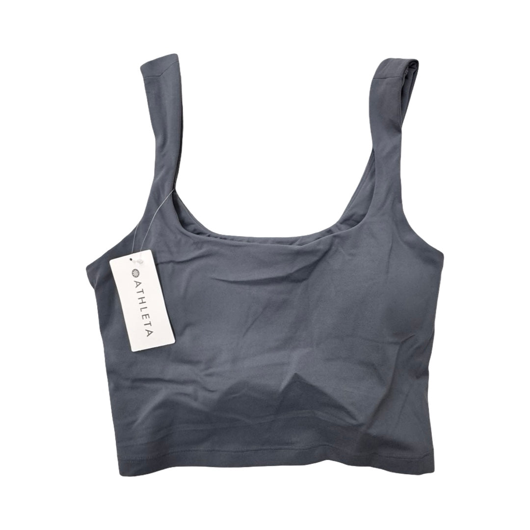 Athletic Bra By Athleta In Grey, Size:M