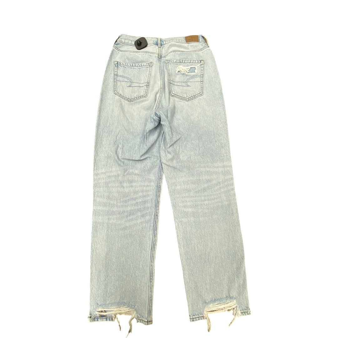 Jeans Boyfriend By American Eagle In Blue Denim, Size:4
