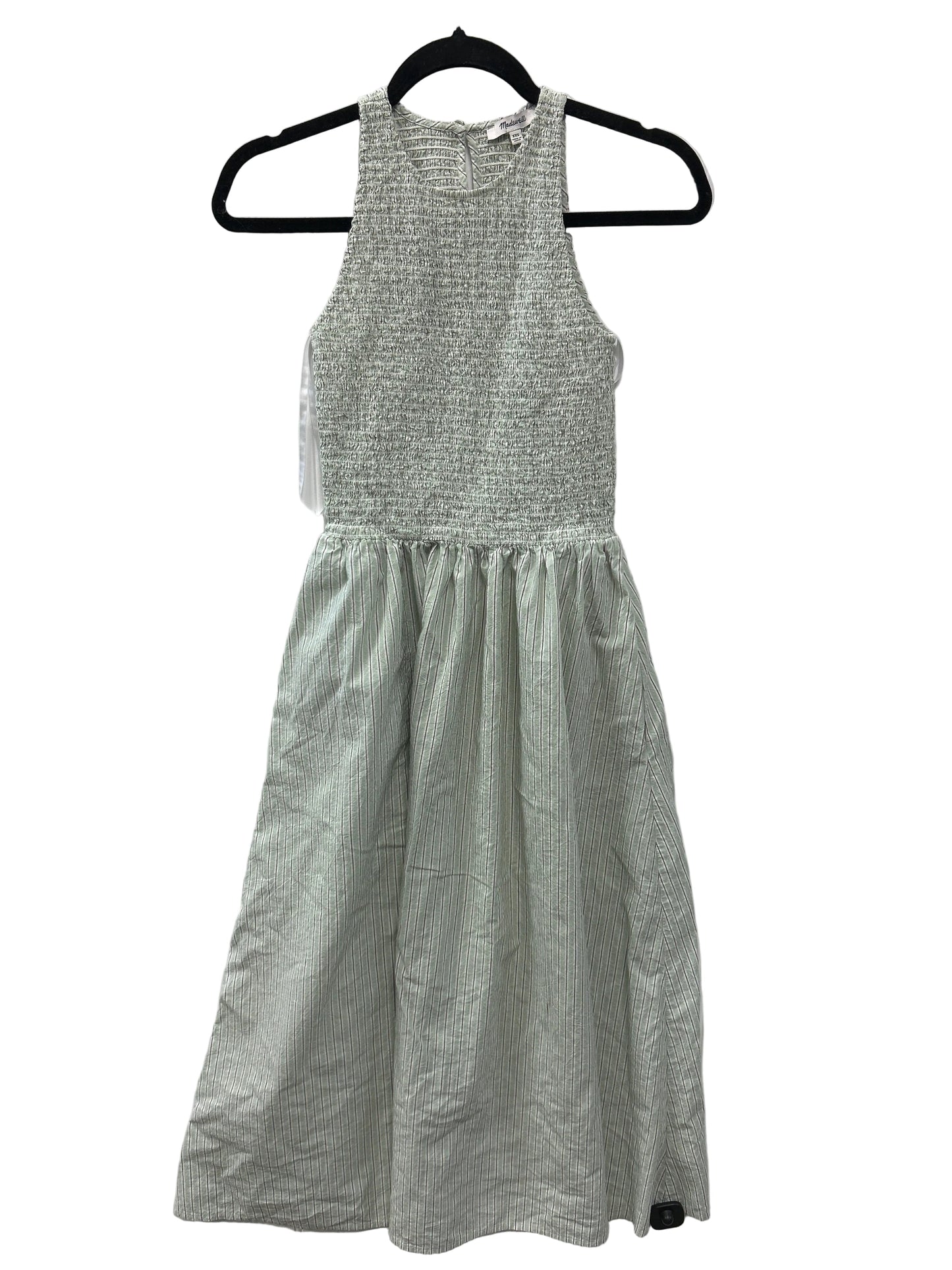 Dress Casual Maxi By Madewell In Green, Size:Xs