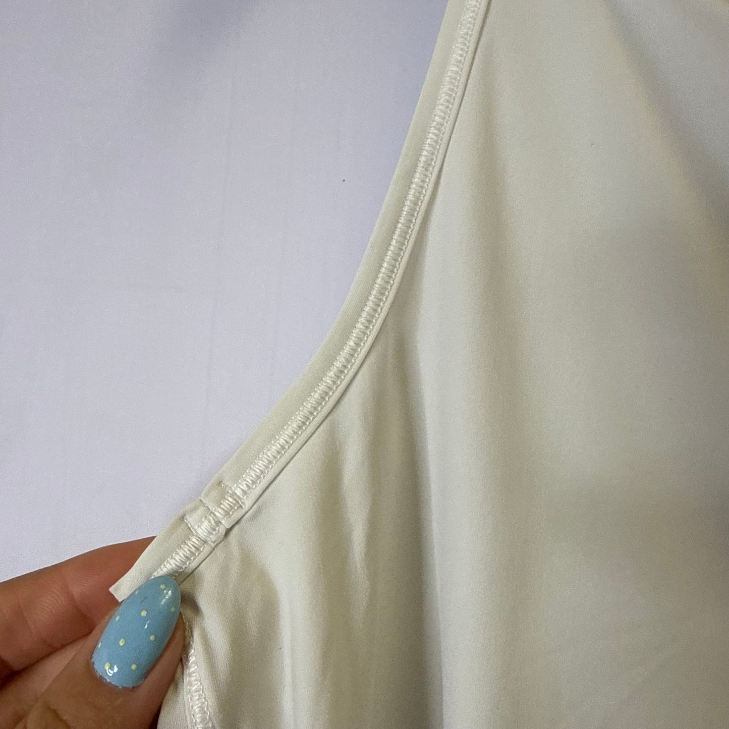 Athletic Tank Top By Lululemon In White, Size: S