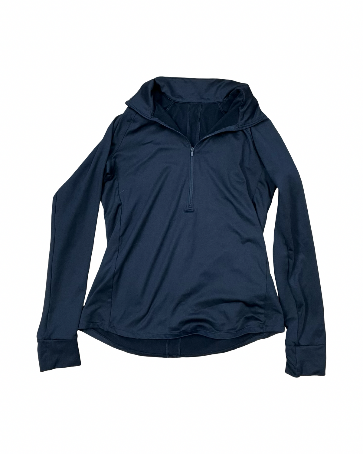 Athletic Top Ls Collar By Under Armour In Black, Size:M