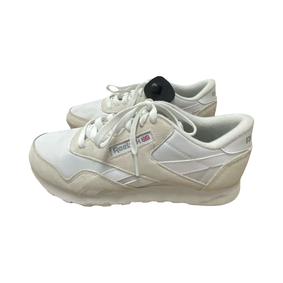 Shoes Athletic By Reebok In White, Size:9.5