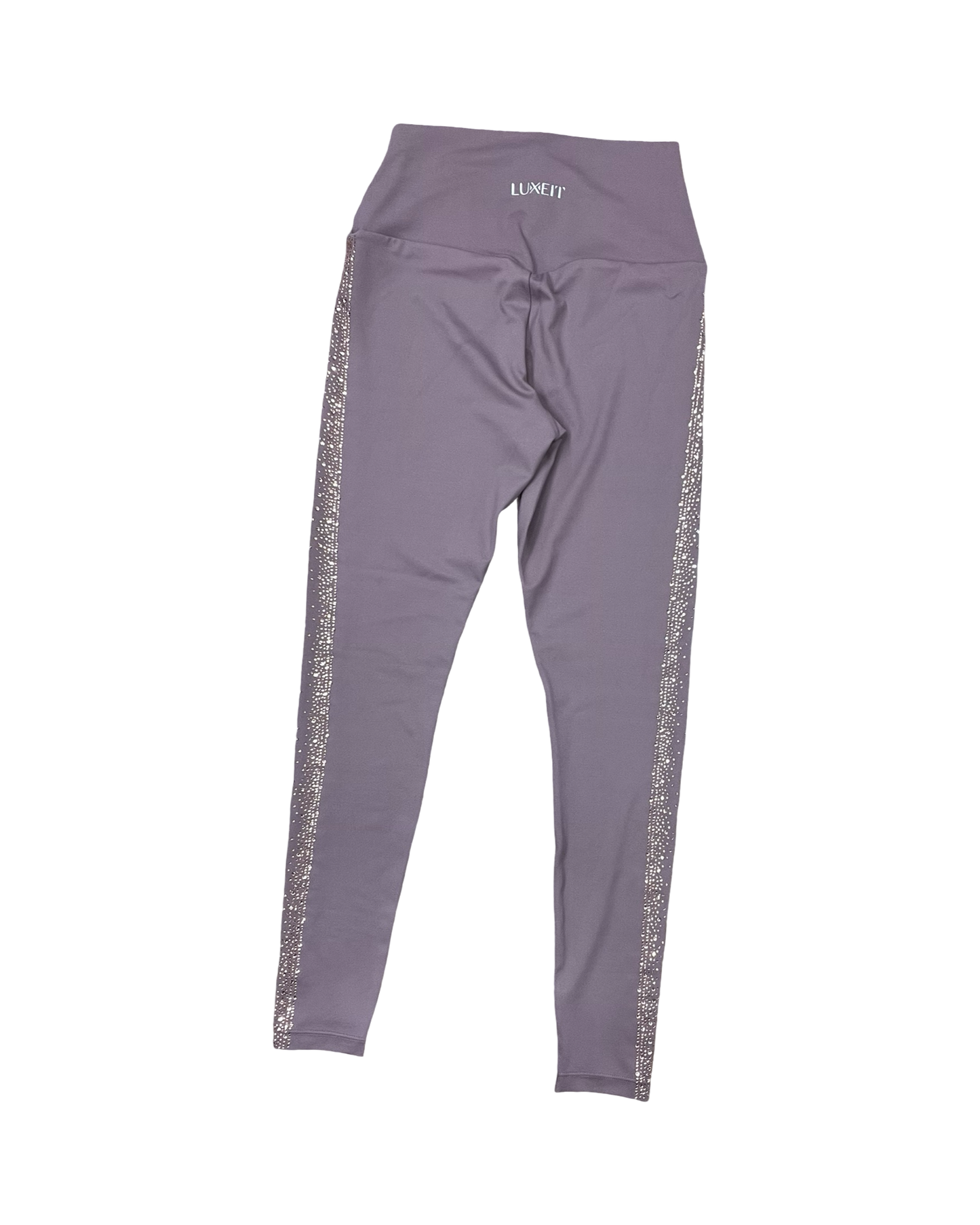 Athletic Leggings By Luxe In Mauve, Size:M