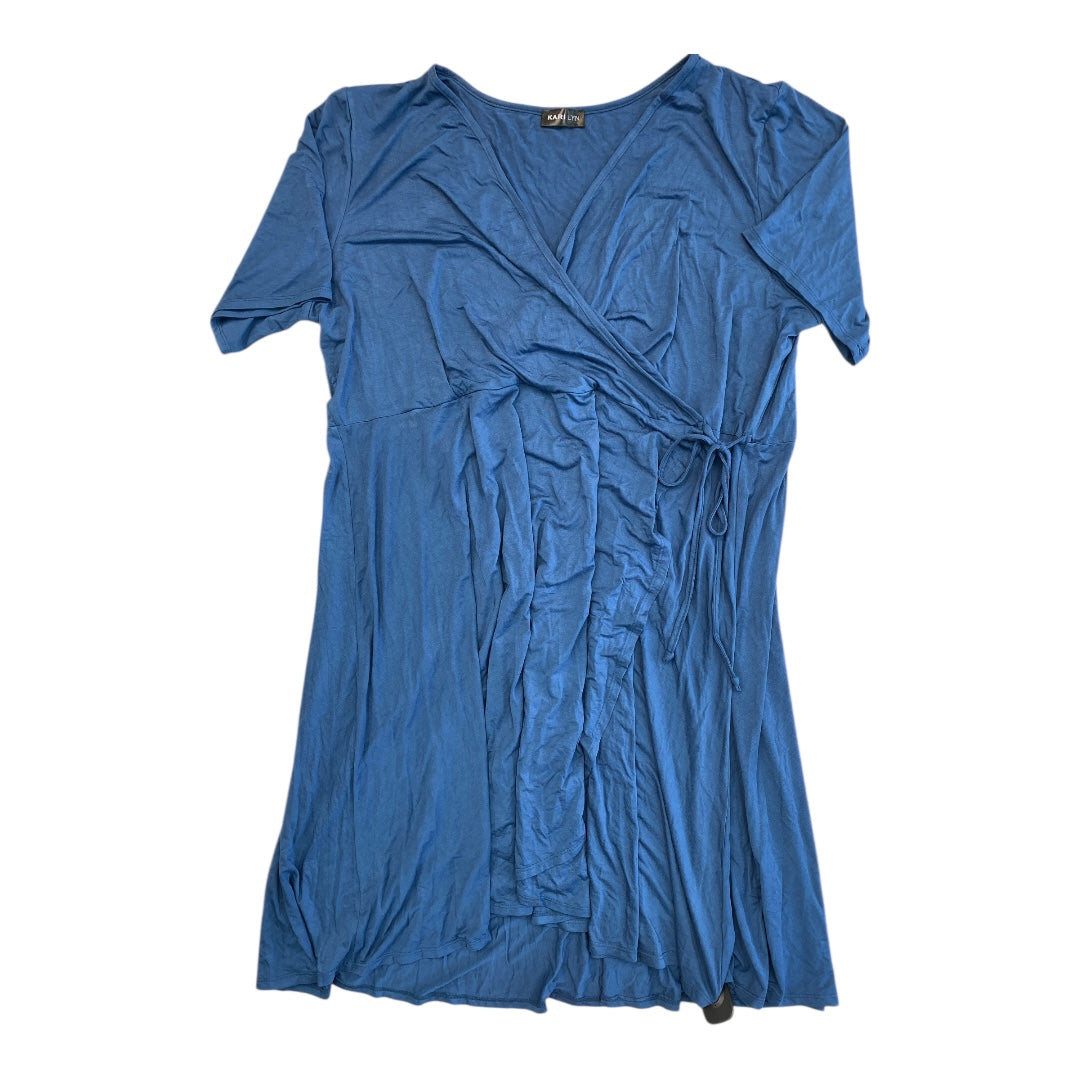Dress Casual Maxi By KARI LYN In Blue, Size:4X