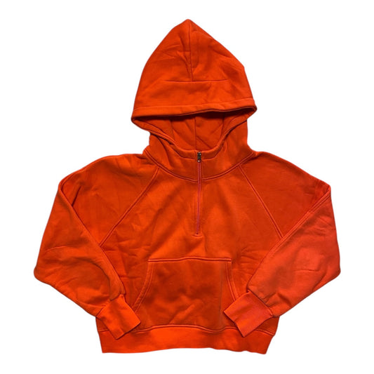 Sweatshirt Hoodie By Filly Flair In Orange, Size:L
