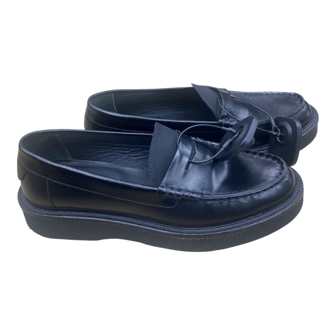 Shoes Designer By Theory In Black, Size:6