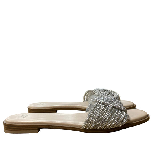 Sandals Flats By A New Day In Silver, Size:11