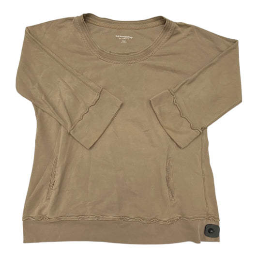 Sweatshirt Crewneck By Soft Surroundings In Brown, Size:Xl