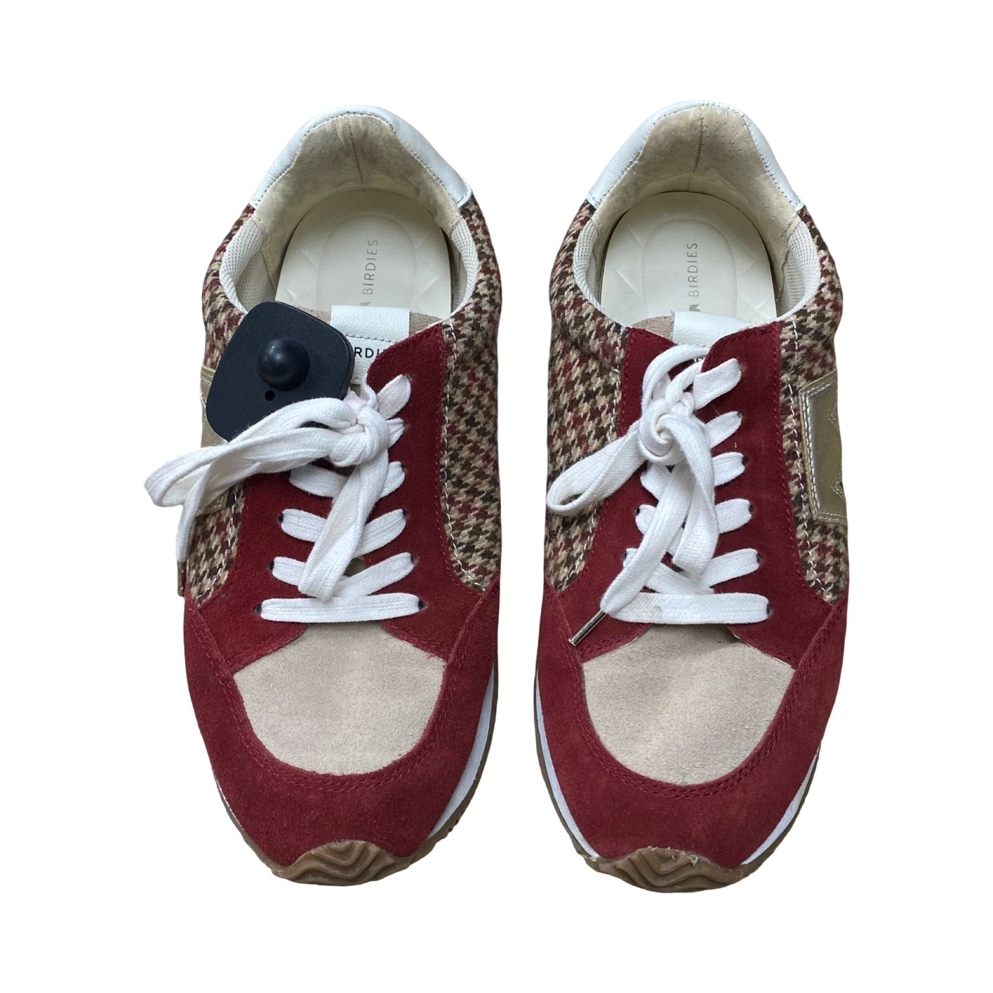Shoes Sneakers By Birdies In Brown & Red, Size:7.5